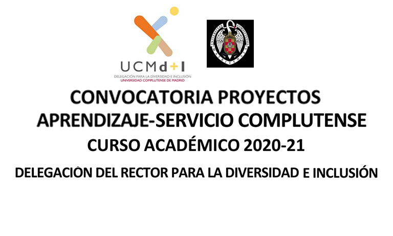 Convocatoria de Aprendizaje Servicio para el curso 2020-21